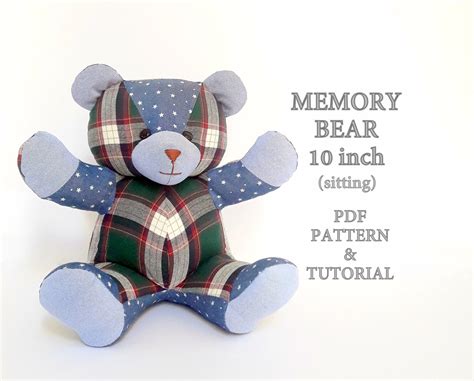 Printable Memory Teddy Bear Pattern